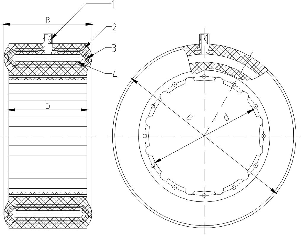 Rubber Airtube for LT Clutch